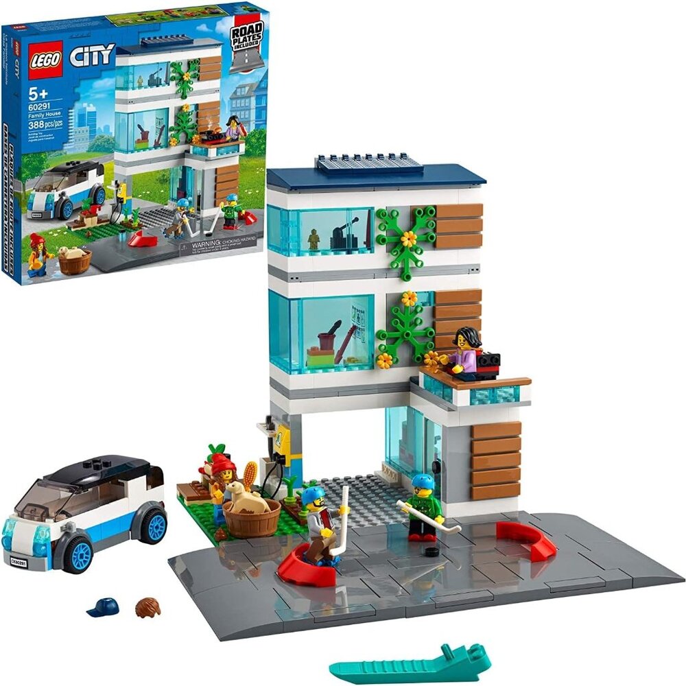 Lego City Family House 60291 Building Kit   Brand New